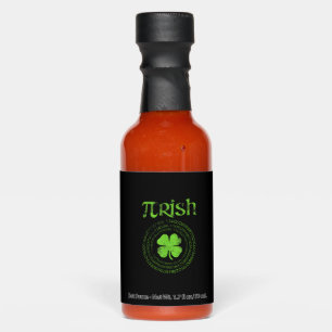 Irish Math Teacher Vintage Shamrock St Patricks Da Hot Sauces