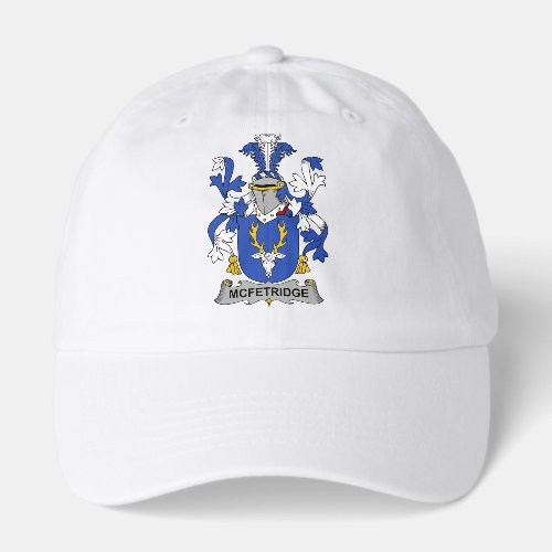 Irish McFetridge Coat of Arms Family Crest Hat