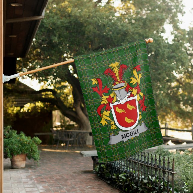  Irish McGill Coat of Arms Family Crest Ireland House Flag (In SItu)
