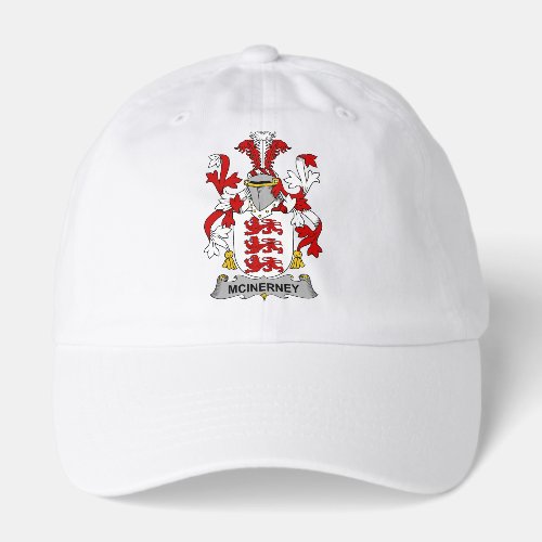 Irish McInerney Coat of Arms Family Crest Hat