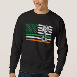 Irish Mechanic  Machinist  St Patricku2019s Day Sweatshirt