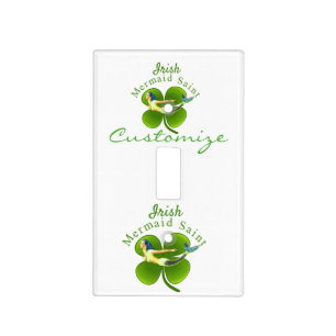 Irish Mermaid Saint Thunder_Cove Light Switch Cover