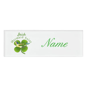 Irish Mermaid Saint Thunder_Cove Name Tag