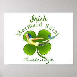 Irish Mermaid Saint Thunder_Cove Poster