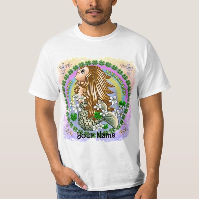 Irish Mermaid   t-shirt (Front)