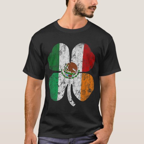 Irish Mexican Flag Mexico Ireland St Patricks Day  T_Shirt