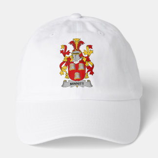 Irish Minnitt Coat of Arms Family Crest Hat