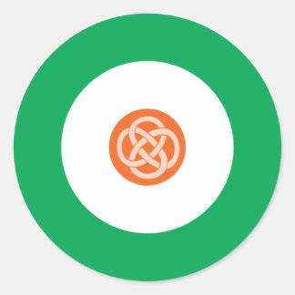 Irish Mod Round Sticker 1