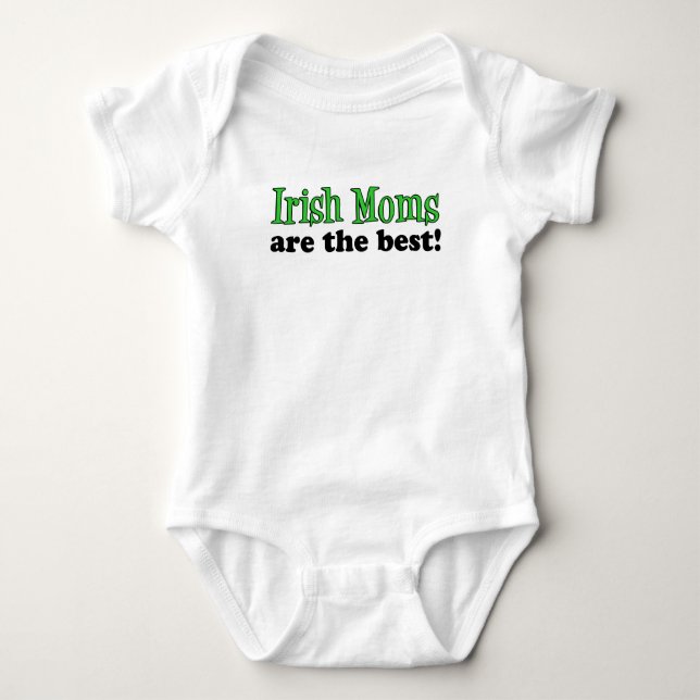 Irish Moms Are The Best Baby Bodysuit (Front)