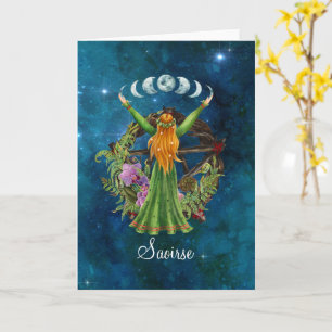 Irish Moon Goddess Card