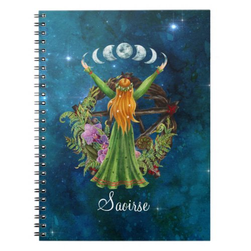 Irish Moon Goddess Notebook