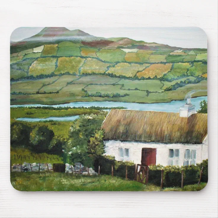 Irish Mouse Pad Ireland Landscape Mousepad Zazzle