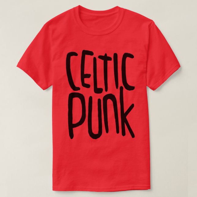 Irish Music Celtic Punk T-Shirt (Design Front)