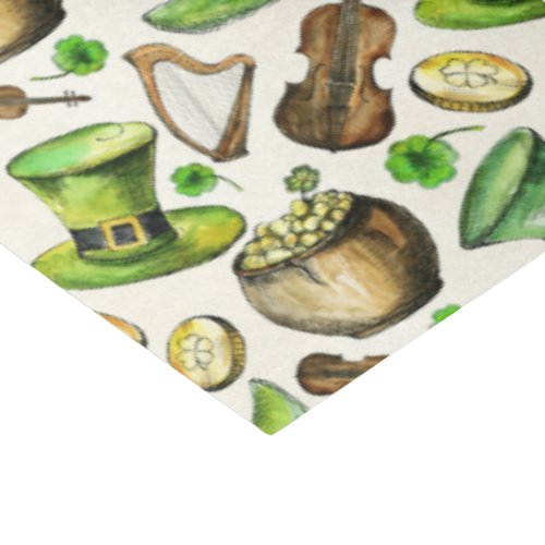 Irish Music For St Patricks Day Tissue Paper