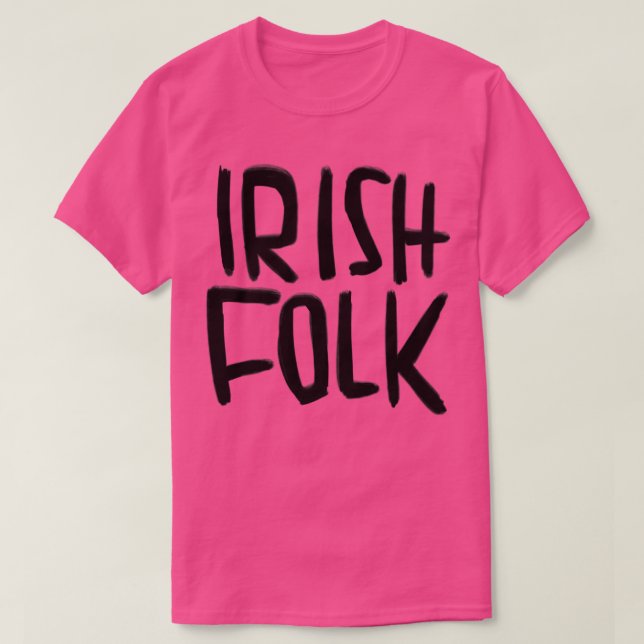 Irish Music Irish Folk T-Shirt (Design Front)