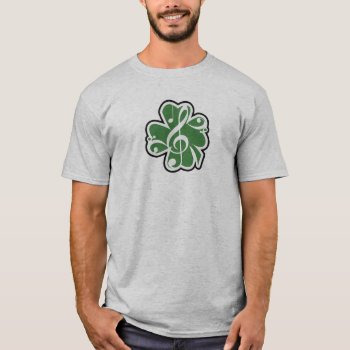 Irish Music Logo T-shirt by GoodLadGraphics at Zazzle