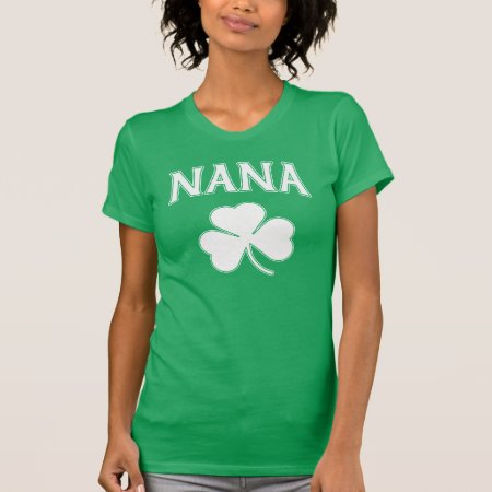 Irish Nana Shamrock Grandmother T-shirt