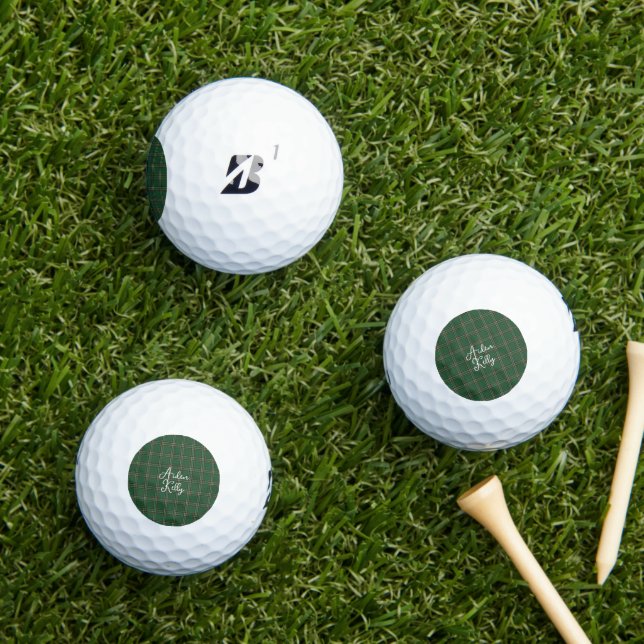 Irish National Original Irish Tartan  Golf Balls (Insitu Grass)