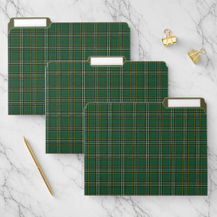 Irish National Original Tartan File Folder