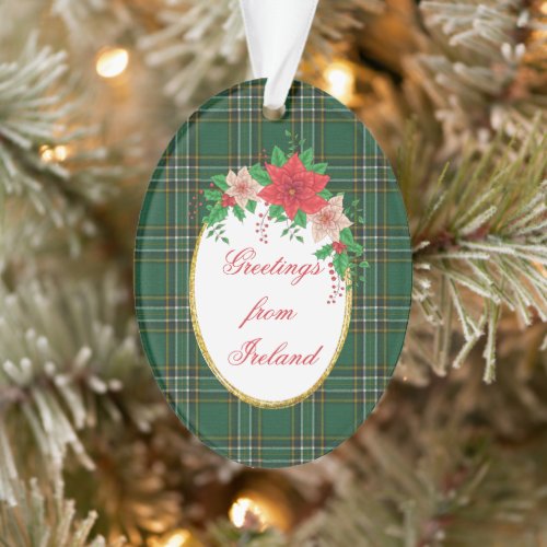 Irish National Original Tartan Ornament