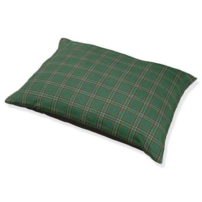 Irish National Original Tartan Pet Bed (Angled)