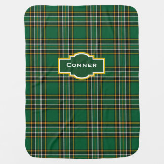 Irish National Plaid Baby Blanket