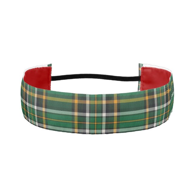 Irish National Tartan Athletic Headband (Front)