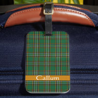 Irish National Tartan Personalized