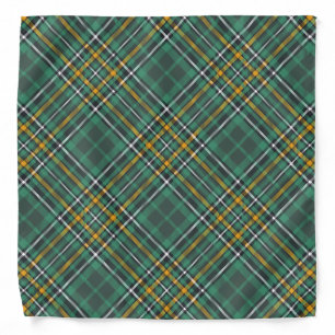 Irish National Tartan Plaid Pattern Bandana