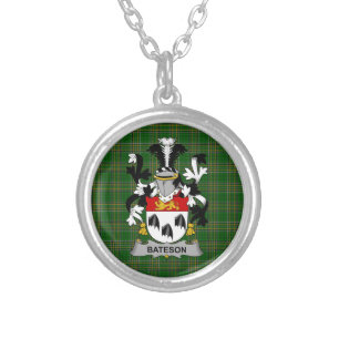 Irish Necklace Bateson Coat of Arms Family Crest