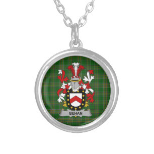 Irish Necklace Behan Coat of Arms Family Crest
