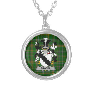 Irish Necklace Braden or O_Braden Coat of Arms Fam