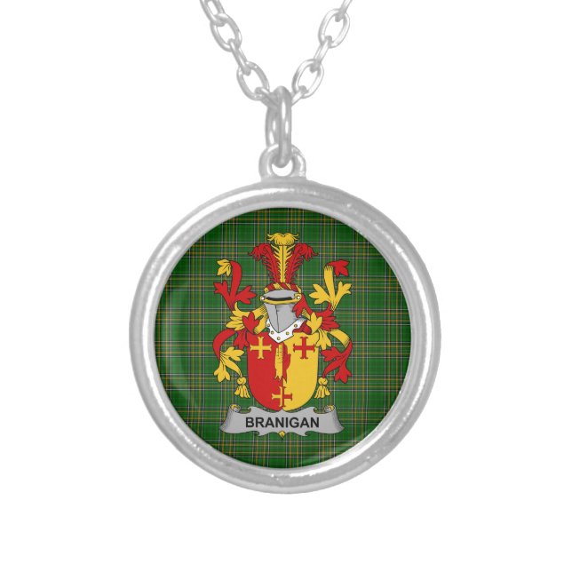 Irish Necklace Branigan or O_Branagan Coat of Arms (Front)