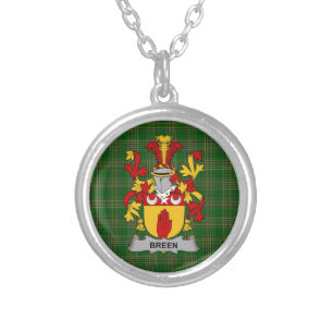 Irish Necklace Breen or O_Breen Coat of Arms Famil