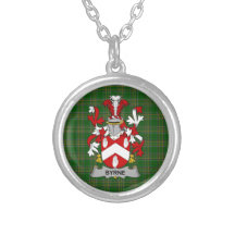 Irish Necklace Byrne or O_Byrne Coat of Arms Famil