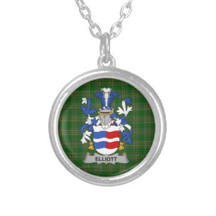 Irish Necklace Elliott Coat of Arms Family Crest