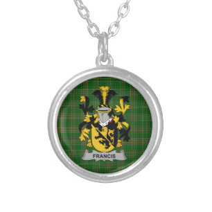 Irish Necklace Francis Coat of Arms Family Crest