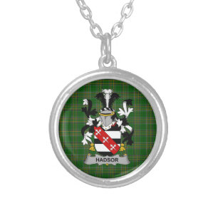Irish Necklace Hadsor Coat of Arms Family Crest