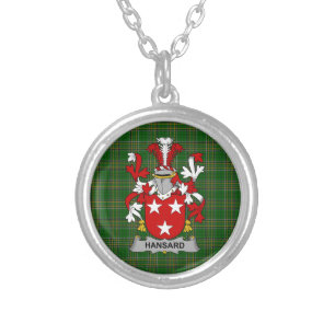 Irish Necklace Hansard Coat of Arms Family Crest