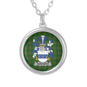 Irish Necklace Harforth Coat of Arms Family Crest