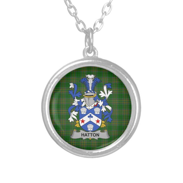Irish Necklace Hatton or McIlhatton Coat of Arms F (Front)