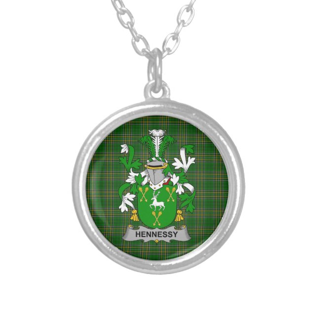 Irish Necklace Hennessy or O_Hennessy Coat of Arms (Front)