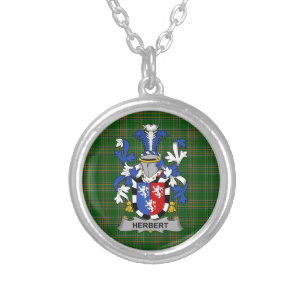 Irish Necklace Herbert Coat of Arms Family Crest