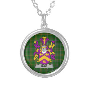 Irish Necklace Hyde Coat of Arms Family Crest