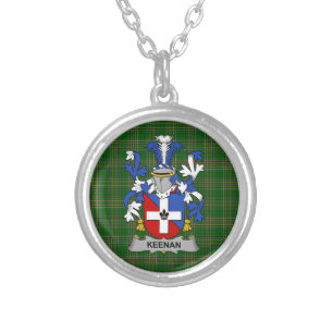 Irish Necklace Keenan or O_Kinahan Coat of Arms Fa