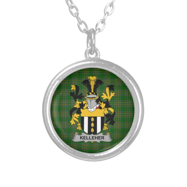 Irish Necklace Kelleher or O_Kelleher Coat of Arms (Front)