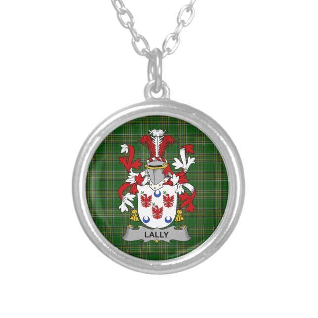 Irish Necklace Lally or O_Mullally Coat of Arms Fa (Front)