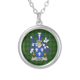 Irish Necklace Lillie or MacLilly Coat of Arms Fam