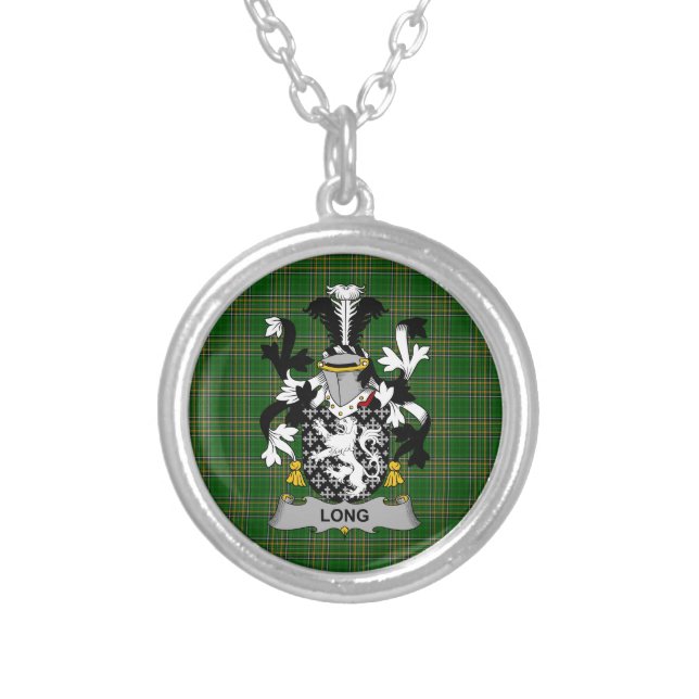 Irish Necklace Long or Longe Coat of Arms Family C (Front)