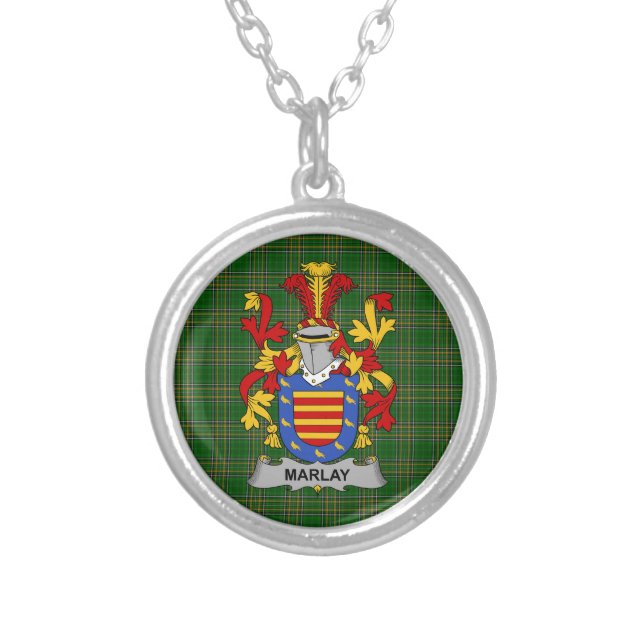 Irish Necklace Marlay or O_Marley Coat of Arms Fam (Front)